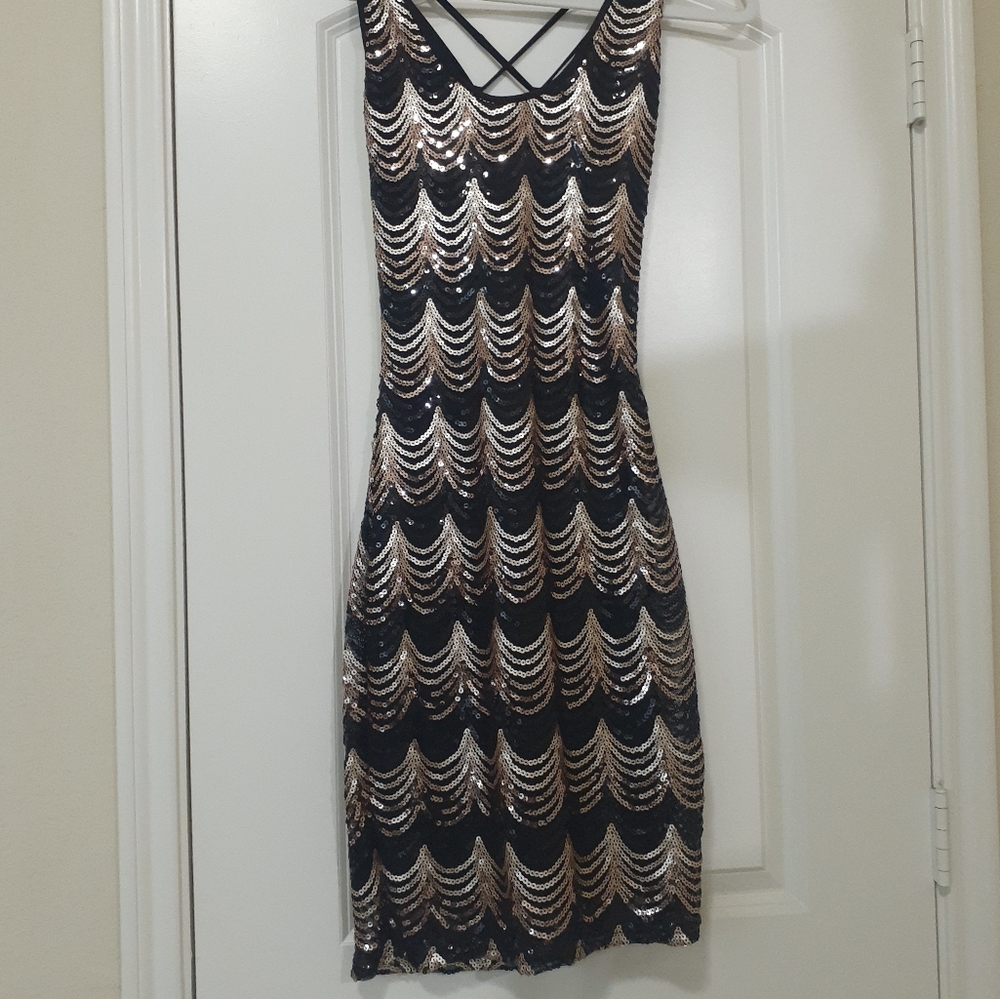 NWT!! Clothesmax Sequence mini dress